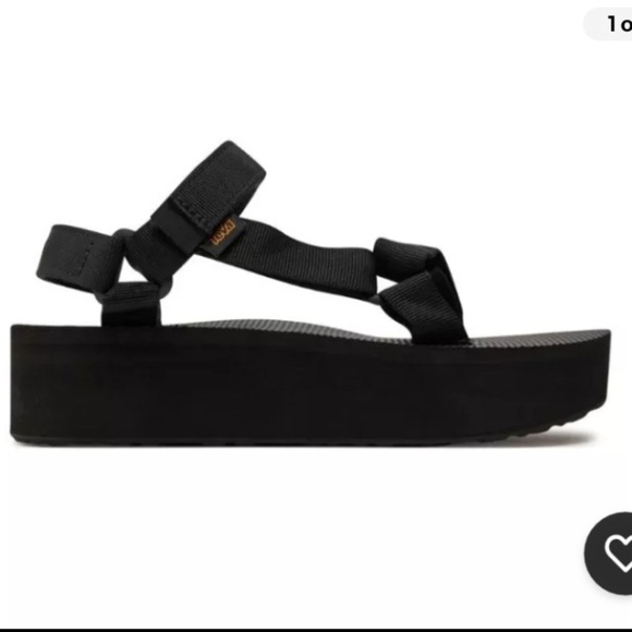 Teva Black Platform Sandals - Picture 5 of 15